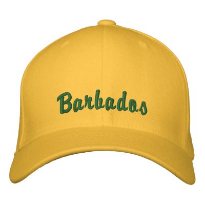 Chapeau des Barbade Casquettes Brodées Chapeau des Barbade Casquettes Brodées