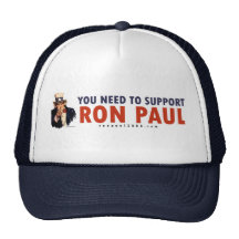 Chapeau d'Oncle Sam de Ron Paul Casquette De Camionneur