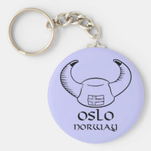 Chapeau d'Oslo Norvège Viking Porte-clés