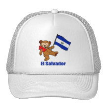 Chapeau d'ours de nounours du Salvador Casquettes De Camionneur