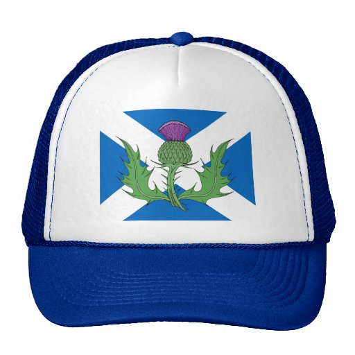 Chapeau écossais de chardon casquette de camionneur