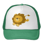 Chapeau enthousiaste mignon de lion de bande dessi chapeaux