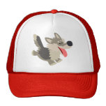 Chapeau espiègle mignon de loup de bande dessinée chapeaux