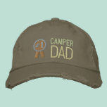 Chapeau fait sur commande de papa de campeur de fê chapeaux brodés