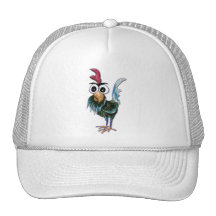 Chapeau fou de coq casquette