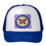 chapeau fou de papillon d'arc-en-ciel casquette