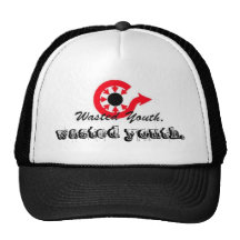 chapeau gaspillé de la jeunesse casquettes de camionneur