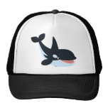 Chapeau heureux mignon d'épaulard de bande dessiné chapeaux