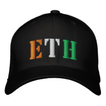 CHAPEAU IRLANDAIS DE DRAPEAU D'ETH chapeaux brodés