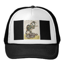 Chapeau japonais antique d'art casquette de camionneur