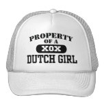 Chapeau néerlandais de fille casquette de camionneur