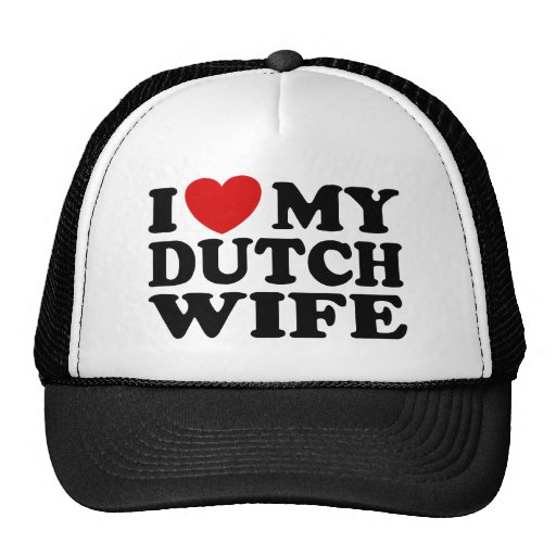 Chapeau néerlandais d'épouse casquette de camionneur
