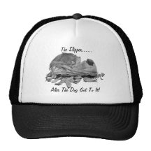 Chapeau original humoristique d'art de dessin au c casquettes de camionneur