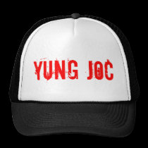 Chapeau rouge de logo de Yung Joc chapeaux