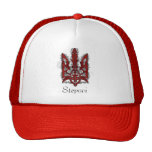 Chapeau rouge de Tryzub - de Stepovi Casquette