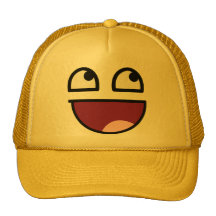 Chapeau souriant impressionnant casquettes