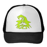 Chapeau vert de sorcière casquettes de camionneur
