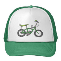 Chapeau vert de vélo de Seat de banane Casquettes