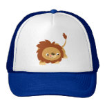 Chapeau vif mignon de lion de bande dessinée chapeaux