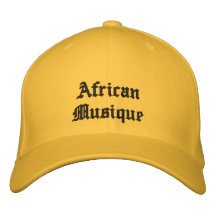 Chapeaux de Musique d'Africain Casquettes De Baseball Brodées