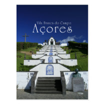 Chapel in Azores postcards