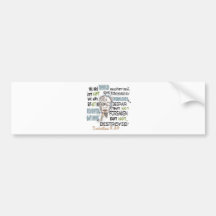 Chaque qui manière autocollants pour voiture