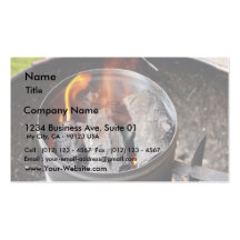 Charcoal Chimney Starter Business Card Templates