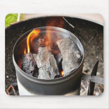Charcoal Chimney Starter Mouse Pads