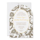 Charcoal Grey and Yellow Wedding Invitations