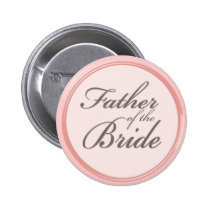 Charcoal grey light pink Father of the Bride buttons