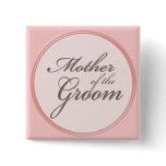 Charcoal grey light pink Mother of the Groom buttons