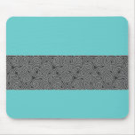 Charcoal Triangle Knot Band Mousepad