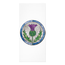 Chardon en verre carte double customisable