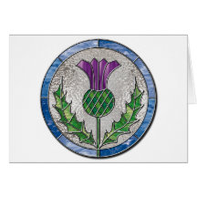 Chardon en verre cartes