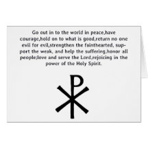 Charge to Christians Greeting Cards
