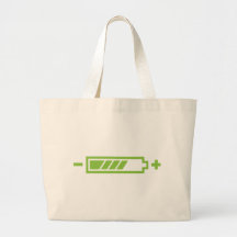 Charged - battery solar hybrid electric tote bag