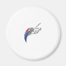 Charger Fan Wear Refrigerator Magnet