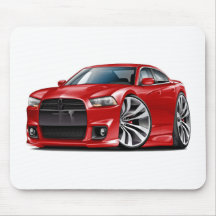 Charger SRT8 Red Car Mousepads