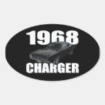chargeur droite de 1968 esquives autocollants ovales