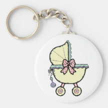 Chariot de chariot à bébé porte-clef