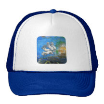 Chariot of Apollo - by Symbolist Odilon Redon Hat