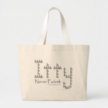 Charity Never Faileth Bags