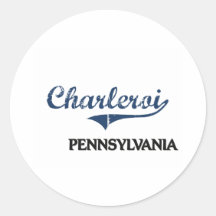 Charleroi Pennsylvania City Classic Sticker
