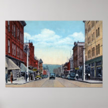 Charleroi Pennsylvania McKean Avenue Poster