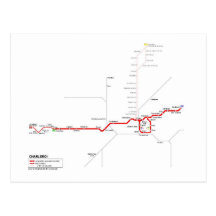 Charleroi subway wenskaart