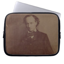 Charles Baudelaire (1820-1867), French poet, portr Computer Sleeves