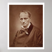 Charles Baudelaire (1821-67), French poet, portrai Posters
