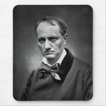 Charles Baudelaire - Vintage Photo 1878 Mousepads