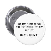 Charles Bukowski Button