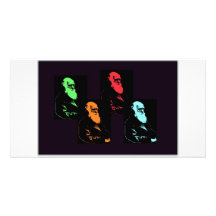 Charles Darwin Collage Photo Greeting Card